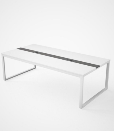 Modern Executive Meeting Table UAE Metal Leg Conference Table