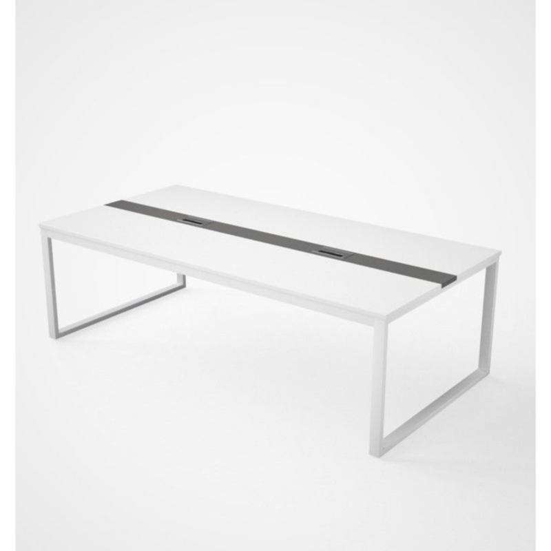 Modern Executive Meeting Table UAE Metal Leg Conference Table