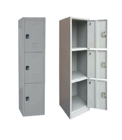 Three Tier Steel Locker Cabinet UAE | Metal Storage Locke
