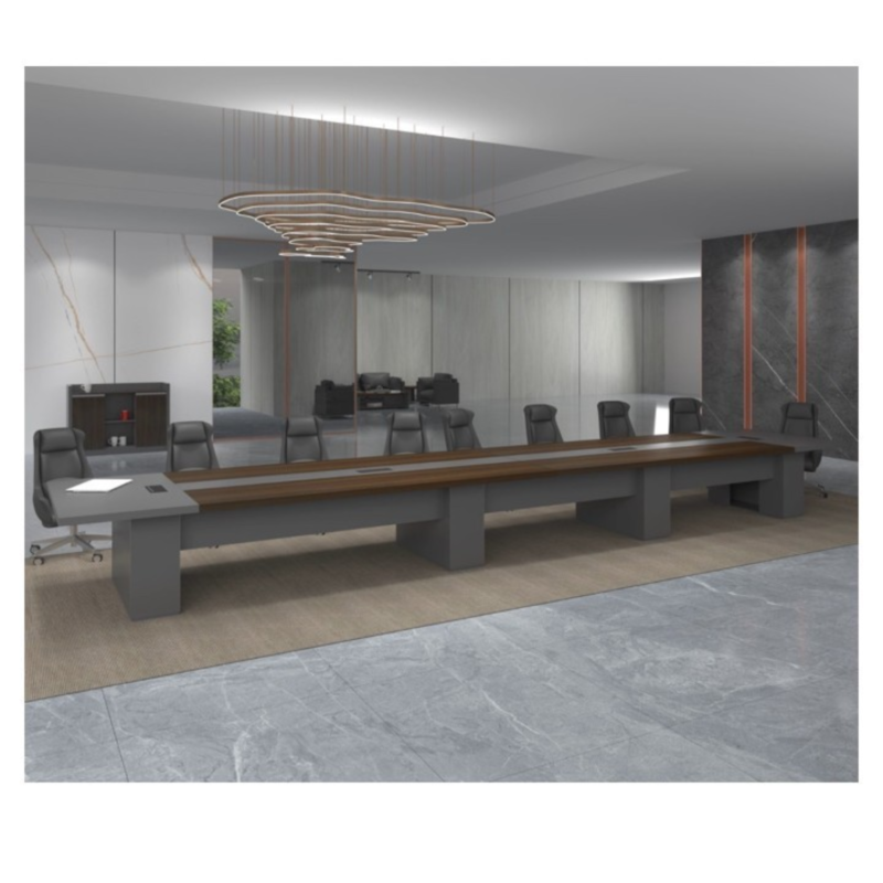 720cm Executive Conference Table UAE | Walnut Grey