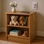 Apex Accent Nightstand – High-Density Engineered Wood with Dual Storage and Drawer Unit - Image 3