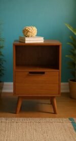 Kira Pro Bedside Table – Premium Solid Timber 2-Drawer Nightstand with Extended Top Surface - Image 8