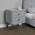 Selene Florid Upholstered Bedside Table