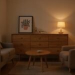 Organic Minimalist Natural Oak Bedroom Dresser