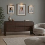 Miz Luxury 8-Drawer Wooden Dressing Vanity Table - Image 4