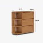 Ariv Contemporary Wooden Entryway Console Table - Image 6