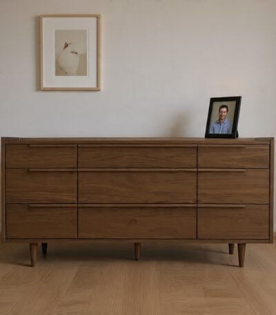 Avenue Modern 9-Drawer Double Dresser, contemporary bedroom storage furniture by Bahoo Interior UAE