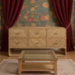 Tahani 6-Drawer Chest with Fluted Oak Finish