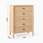 Whitman Premium Chest of Drawers – Modern Multi-Drawer Storage Cabinet - Image 3