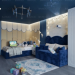 Bahoo Cloud Dream Twin Upholstered Beds with Mattress Frames - Image 6