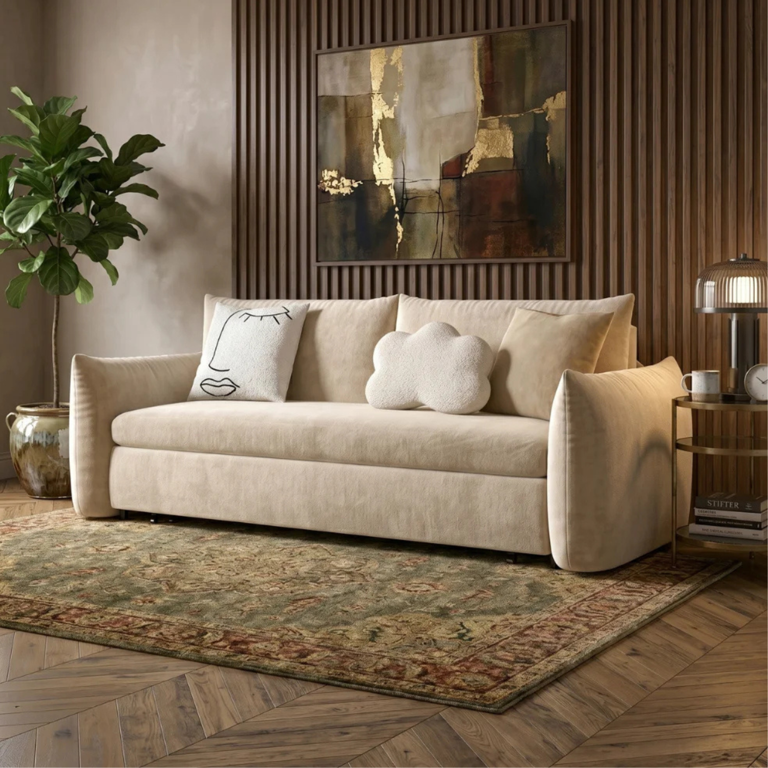 bahoo (6) Bahoo Carvello Storage Sofa Bed | Modern Convertible Sleeper Sofa with Hidden Storage - Image 1
