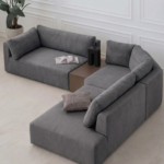 Bahoo Valen Deep-Seated Modular Sofa with Integrated Side Table - Image 6