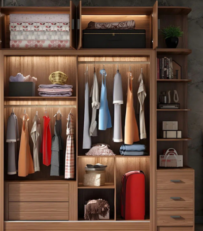 Bahoo Slidemax Premium 2-Door Sliding Wardrobe with built-in soft-close drawers for modern bedroom storage.