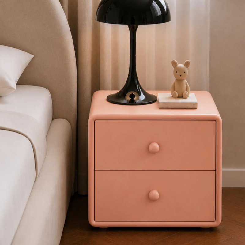 Bahoo Zorelle Modern 2-Drawer Nightstand