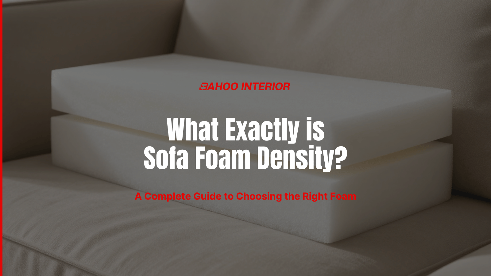 Sofa Foam Density