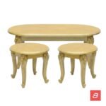 Bahoo Versailles Classic Vanity Table and Stool Set | Luxury Bedroom Furniture - Image 3