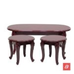 Bahoo Versailles Classic Vanity Table and Stool Set | Luxury Bedroom Furniture - Image 2