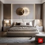 Bahoo Eclipse Wingback Channel-Tufted Bed | Luxury Bedroom Furniture